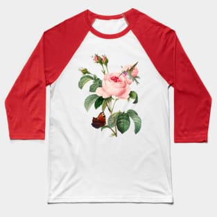 Annas Hummingbird Rose Gift for Bird Lovers Baseball T-Shirt